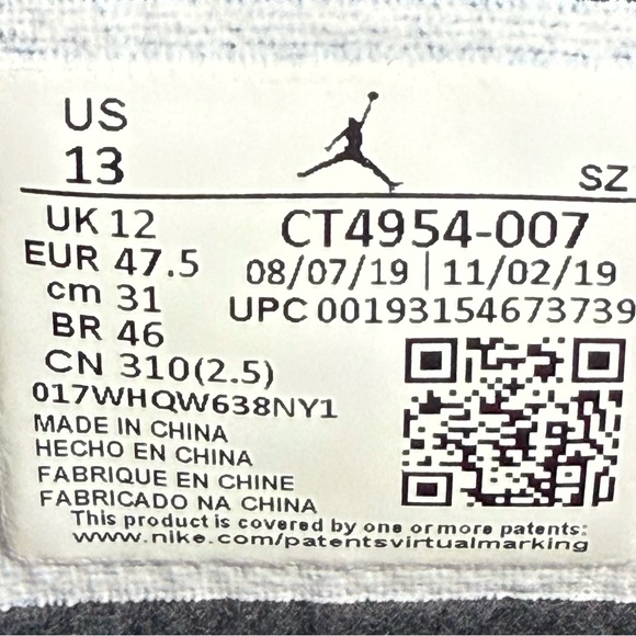 Air Jordan 6 Retro 'Defining Moments' 2020 athletic sneaker shoes men’s size 13 - Picture 7 of 8